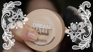 How I Apply Maybelline Dream Matte Mousse Foundation [upl. by Ailesor439]