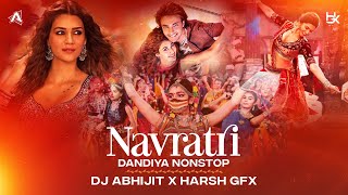 Dandiya Nonstop Mashup 2024  DJ Abhijit  Harsh GFX  Best Of Dandiya Garba Songs  Navratri 2024 [upl. by Kapoor]