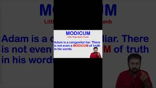 Word 45 Modicum [upl. by Iblehs596]