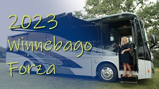 Luxury RV Tour  2023 Winnebago Forza  Class A Motorhome [upl. by Froemming]