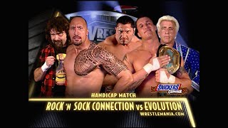 Story of Rock n Sock Connection vs Evolution  WrestleMania 20 [upl. by Ivonne]