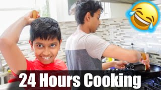 24 HOURS COOKING CHALLENGE 😜 🧑‍🍳  It was FUNNN  VelBros Tamil [upl. by Oalsinatse]