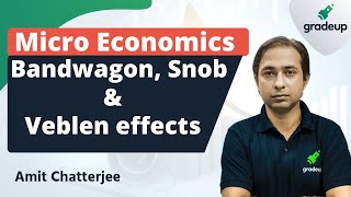 Bandwagon Snob amp Veblen effects  Economics  UGC NET 2021 Exam  Gradeup  Amit Chatterjee [upl. by Kristine]