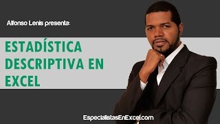 Estadística Descriptiva en Excel [upl. by Ayiram439]