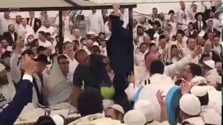 Davening At The ‘Scheiner Minyan’ In Uman On Rosh Hashana 2017 Video By Non Jew [upl. by Aicilyhp]