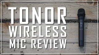 Tonor Wireless Microphone ReviewTest Dynamic [upl. by Hortensa]