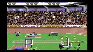 Lets Play Summer Olympiad Commodore 64  German [upl. by Ovatsug]