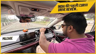 TATA Curvv Petrol Mileage Pickup Braking Drive Review [upl. by Keon]