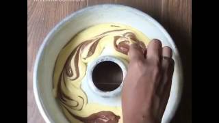 Kue Marmer atau Marble Cake [upl. by Lomaj]