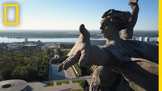 The Story Behind Europes Tallest Statue The Motherland Calls  National Geographic [upl. by Wellesley635]