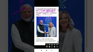 PM Modi Visit to Italy and G7 summit [upl. by Woodley]