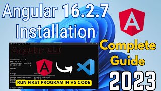 Easy Angular Project Setup in Visual Studio Code 2023  Complete Angular Setup Guide [upl. by Elisee710]