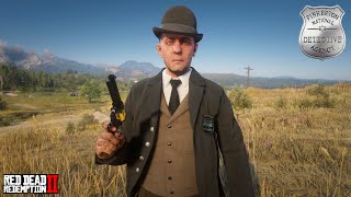 Playing as a Pinkerton in Red Dead Redemption 2  RDR2 [upl. by Enelrats35]