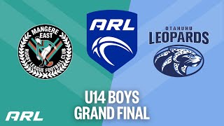 ARL U14 Boys Grand Final  Mangere East Hawks v Otahuhu Leopards  2023 ARL Grand Final Series [upl. by Romola310]