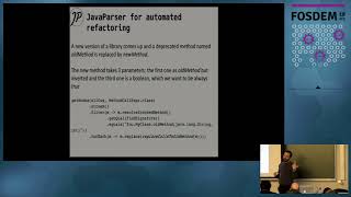 JavaParser where should we head How to generate transform analyze refactor Java code [upl. by Merri856]