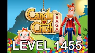 Candy Crush Saga Level 1455  AppLevelHelpercom [upl. by Penthea]