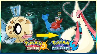 Pokemon Sun amp Moon  How To Get Feebas amp Evolve Into Milotic [upl. by Nodroj]