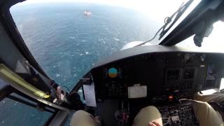 EC155 landing on helideck [upl. by Atte]