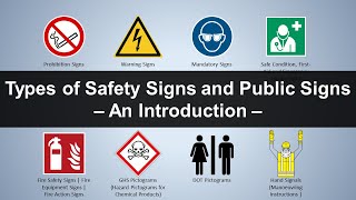 Types of Safety Signs and Public Signs  An Introduction [upl. by Nilyarg]