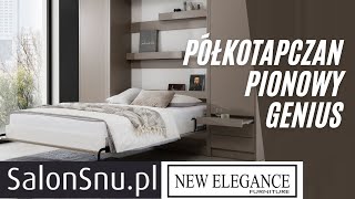 Półkotapczan  łóżko w szafie Genius New Elegance [upl. by Argus]