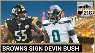 Breaking The Cleveland Browns ink LB Devin Bush to a 1year deal [upl. by Dilly]