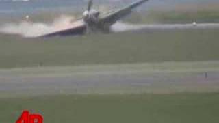 Raw Video Crash Landing at German Air Show [upl. by Gerry]