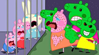 Zombie Apocalypse Peppa Pig Turn Into Zombie Attack Family At House 🧟‍♀️ Peppa Pig Funny Animation [upl. by Zolnay]