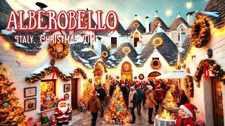 Alberobello ITALY 4K Ultra HD  Walking Tour in Puglia ITALY [upl. by Markos]