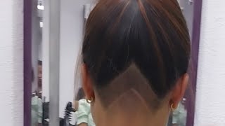 UNDERCUT HAIRCUT GIRLS  HOW TO GIRLS TAPER FADE HAIRCUT [upl. by Nayrbo]