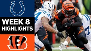 Colts vs Bengals  NFL Week 8 Game Highlights [upl. by Skier544]