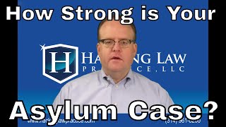 What makes an asylum case weak or strong [upl. by Budworth858]