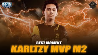 Best Moments Bren Karltzy  MVP M2 Mobile Legends  SPIN Esports [upl. by Borek882]