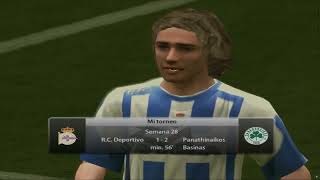 Superliga 6  Jornada 28  Depor  Panathinaikos  FIFA 06 [upl. by Gizela]