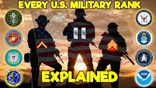 A Simple Overview of Every US Military Rank In Order All Six Branches [upl. by Aveer112]