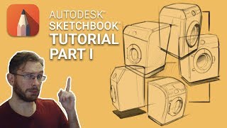 Sketchbook Pro Tutorial Part 1 [upl. by Hama351]