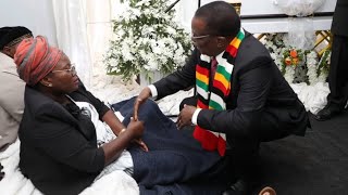 Mnangagwa Visits The Mphambela Family [upl. by Nivrad]