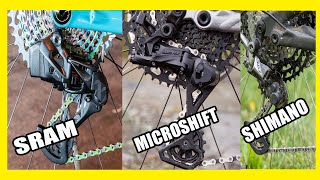 SHIMANO vs MICROSHIFT vs SRAM vs LTWOO Gears  Why Microshift amp LTWOO Gears in New MTB Bikes [upl. by Eidak]