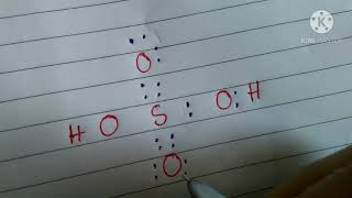 Tricks for drawing of Lewis dot structureH2SO4HNO3 [upl. by Urbana]