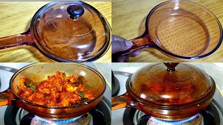 How to use Vision Cookware  Glass Cookware  Corning ware Visions Cookware [upl. by Sheree]