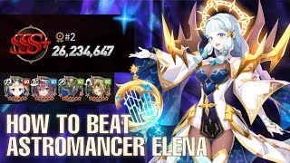 Epic Seven  Hall of Trials  Rampaging Astromancer Elena  0916  0923 [upl. by Nanaj]