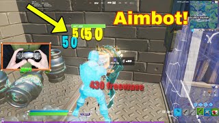 quotMOODquot But Its Aimbot on Linear with PS4 Controller Handcam  Best Controller Settings for Aim [upl. by Inaja]