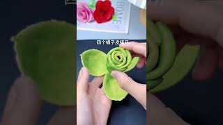 Narangi ka ek khubsurat phool banaen diy crafterkriti craft aditicrafter 5minutecrafts art [upl. by Jevon]