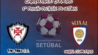 Paio Pires FC  2 vs 8  Seixal Clube 1925 “U16” 3ª Divisão Distrital Setúbal 202223  01112022 [upl. by Andrade]