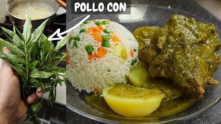 Pollo en Salsa huacatay Facil y Rico  Abelca [upl. by Aifoz]