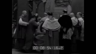 Cardinal Montini receives the Galero cardinals hat from the hands of Pope John XXIII 18121958 [upl. by Alfonzo]