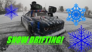 Arrma Infraction 8s Gets Down amp Dirty In Snow Storm Drift Sesh arrma [upl. by Melba]