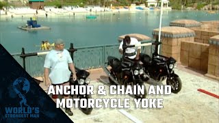 2004 Worlds Strongest Man  Anchor amp Chain and Motorcycle Yoke [upl. by Enelam428]