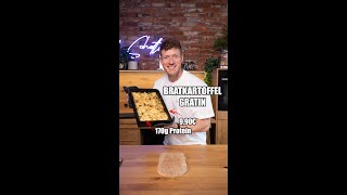 BratkartoffelGratin 6 Portionen für 99€ mit insgesamt 170g Protein diät rezept kartoffeln [upl. by Fogarty890]