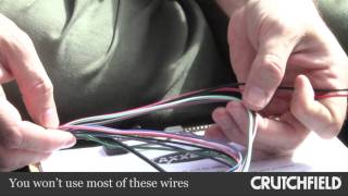 Installing a Steering Wheel Audio Control Adapter  Crutchfield Video [upl. by Covell]