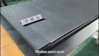 Ru Ir Titanium Mesh Anode For Chlor Alkali Electrolysis Cell [upl. by Llerahc]